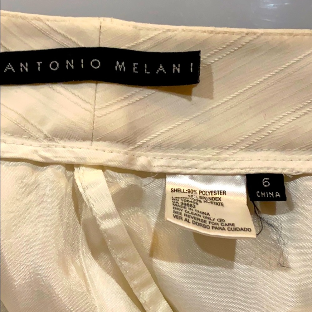 White pant suit size 6